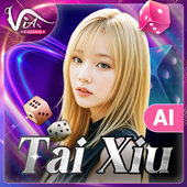 Blockchain Tai Xiu dice game icon with three dice