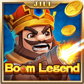 Boom Legend icon with an explosive harpoon blast