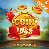 Coin Toss icon with a flipping gold coin