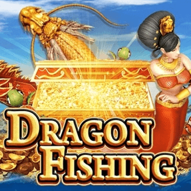 Dragon Fishing arcade icon with a sea serpent and cannon