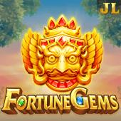 Fortune Gems slot icon with colourful cut gemstones