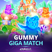 Gummy Giga Match slot icon with jelly candies
