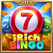 Irich Bingo icon with a bingo card and gold ball