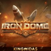 Iron Dome icon with a shield over a grid