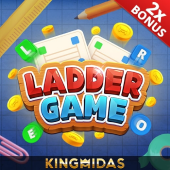 Ladder Game icon with a runged ladder and coins