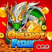 Oneshot Fishing icon with a crosshair on a dart fish