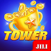 Tower icon with a stacked tower of blocks