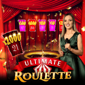 Ultimate Roulette icon with a gold-rimmed wheel